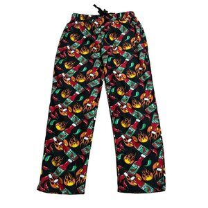 Open Trails Sleepwear‎ Pajama Pants Flannel Hot Pepper Stuff Drawstring Men's L